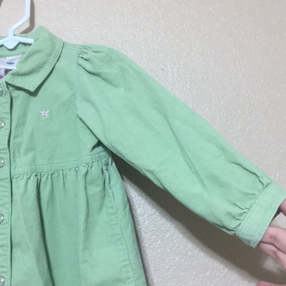 Old Navy light green corduroy dress size 2T - Picture 4 of 8